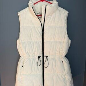 Calvin Klein Performance Puffer Vest – White